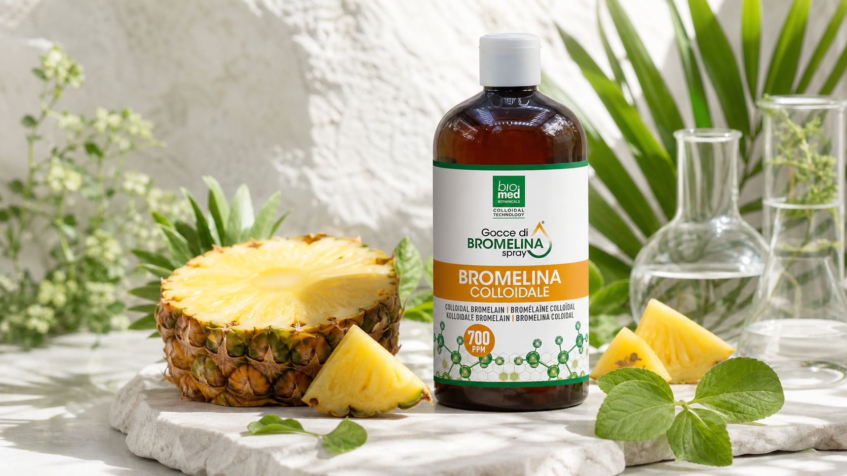 Guida Bromelina Biomed tra botanica e routine