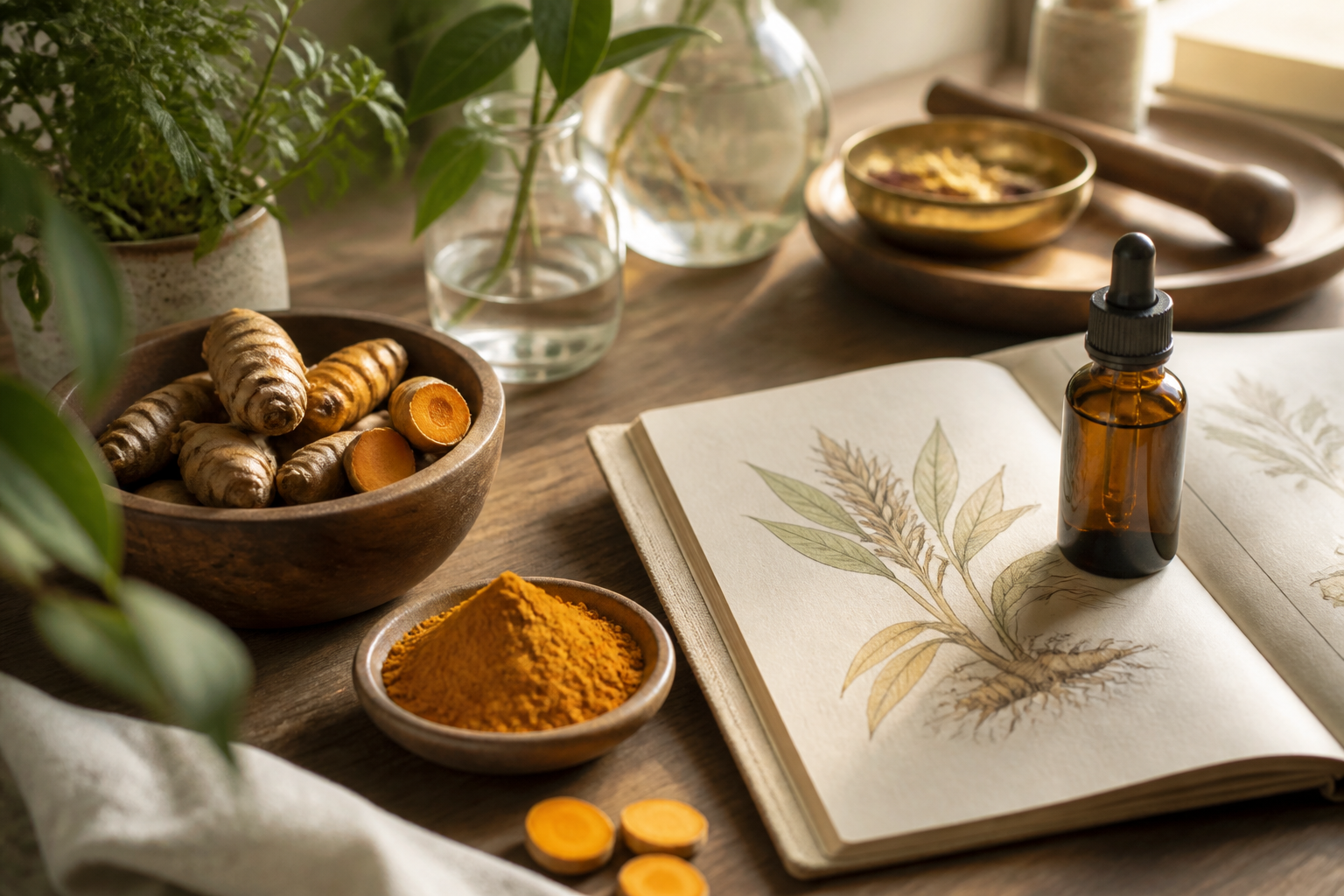 Guida Curcuma Biomed tra botanica e routine