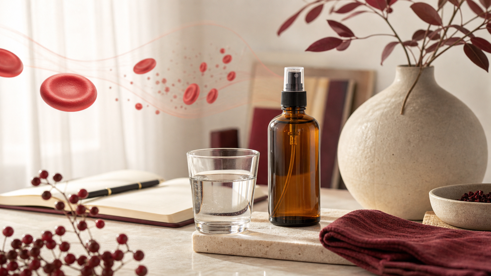 Hero editoriale premium per guida Ferro Biomed, energia e routine