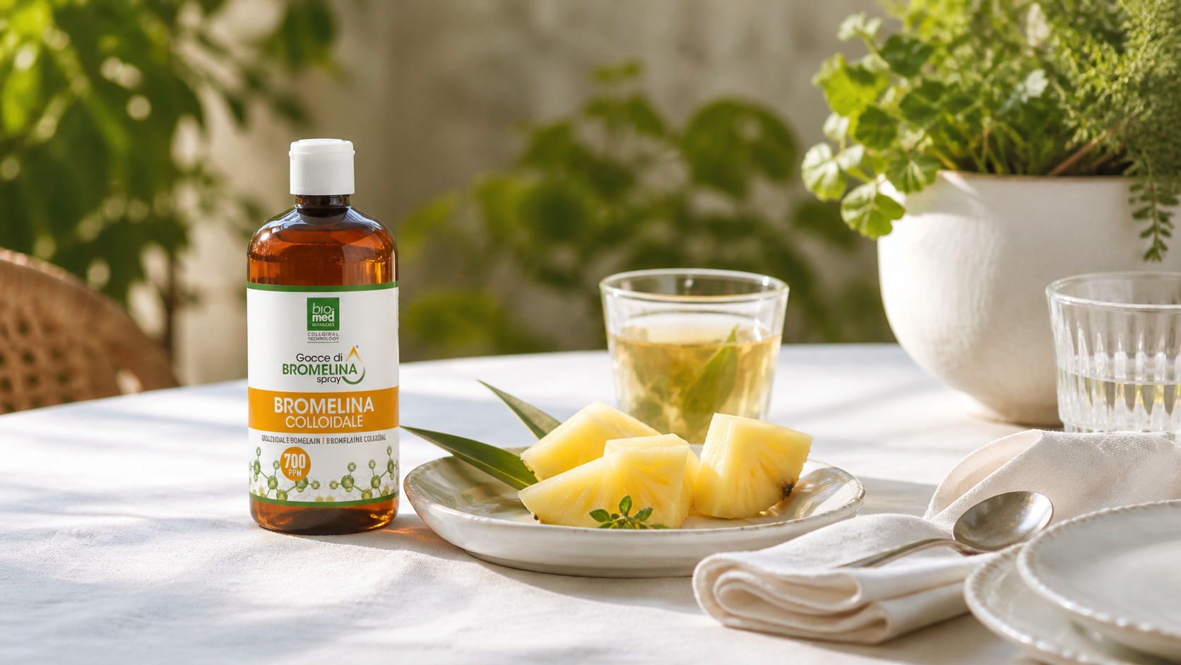 Routine Bromelina Biomed dopo pasti ricchi