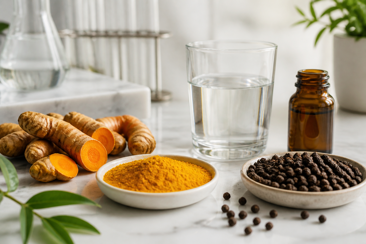 Curcuma e piperina in una scelta informata