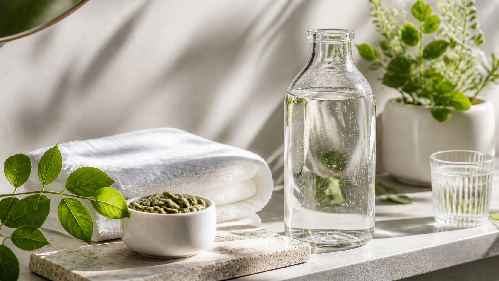 Formula Caisse+ Biomed con acqua e routine drenante