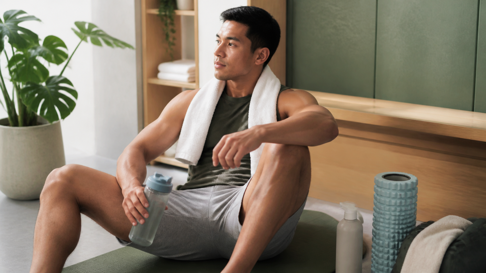 Recupero dopo allenamento con routine Creatina Biomed