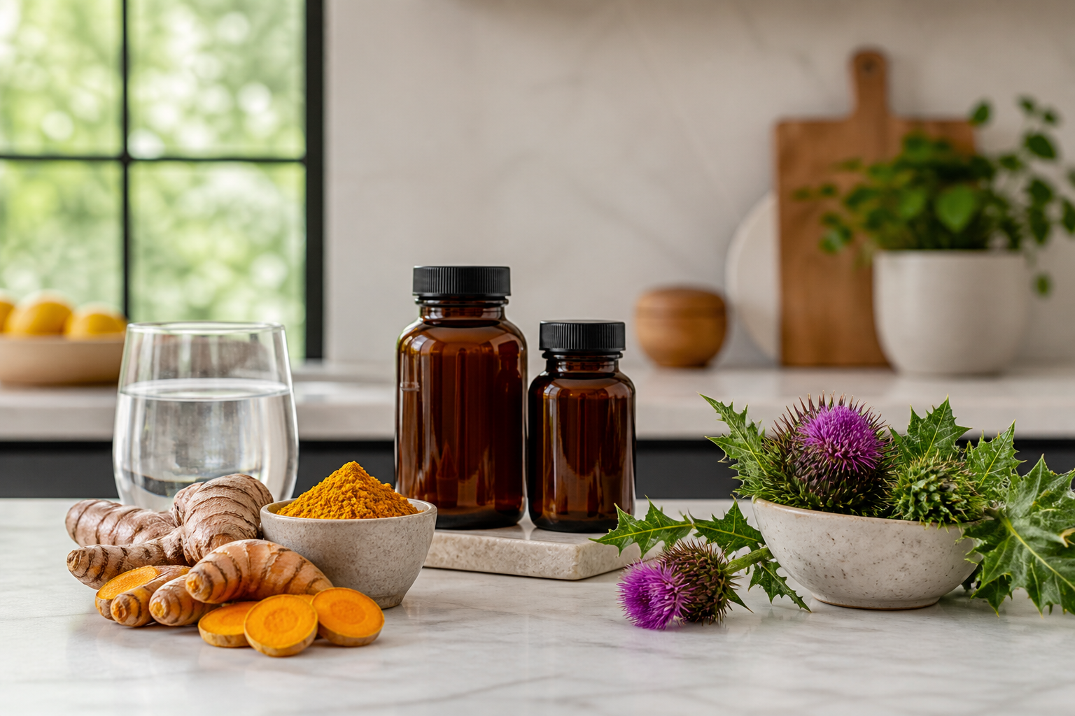 Routine Curcuma e Cardo Mariano Biomed