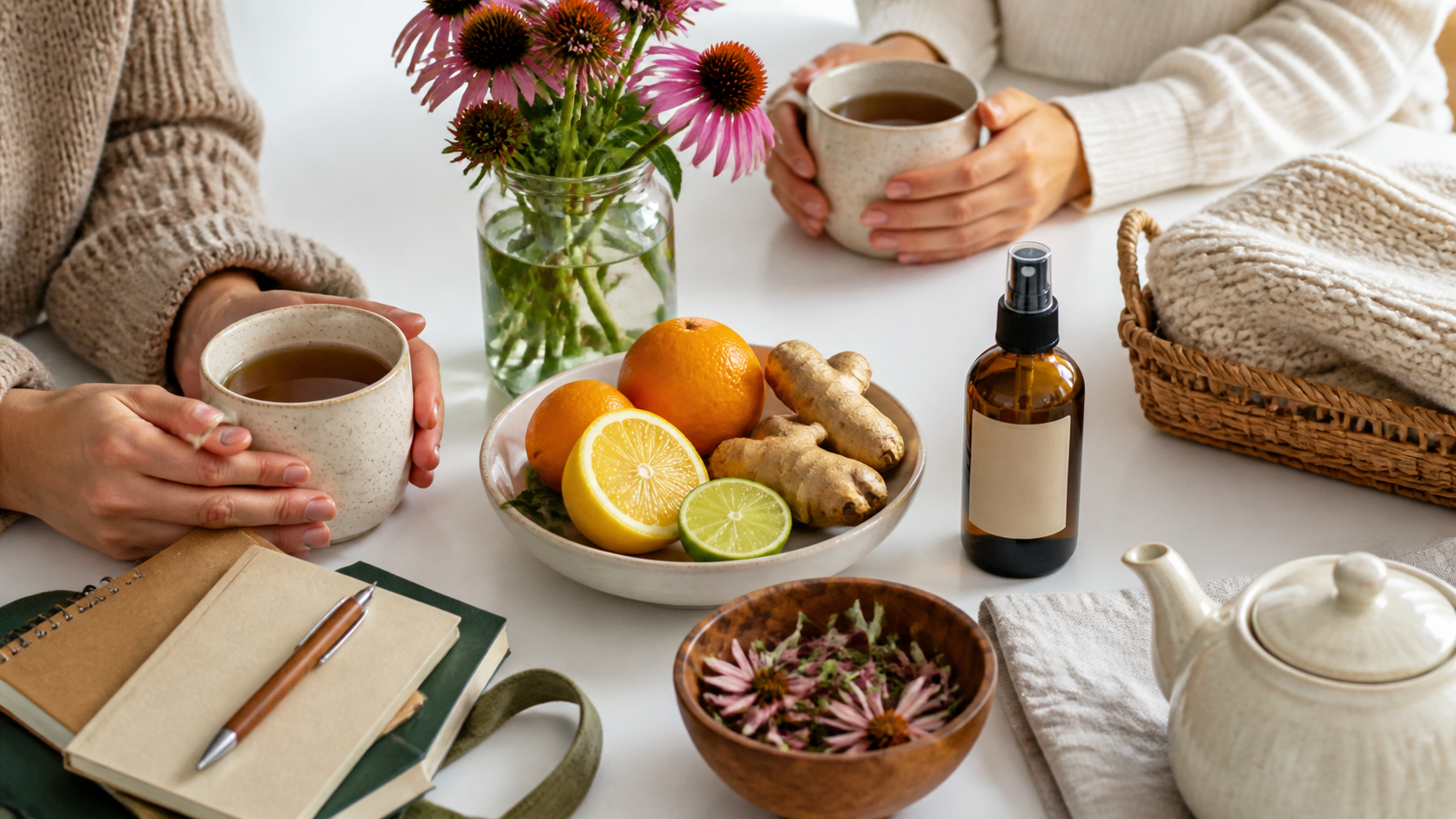 Echinacea Biomed nella routine di casa