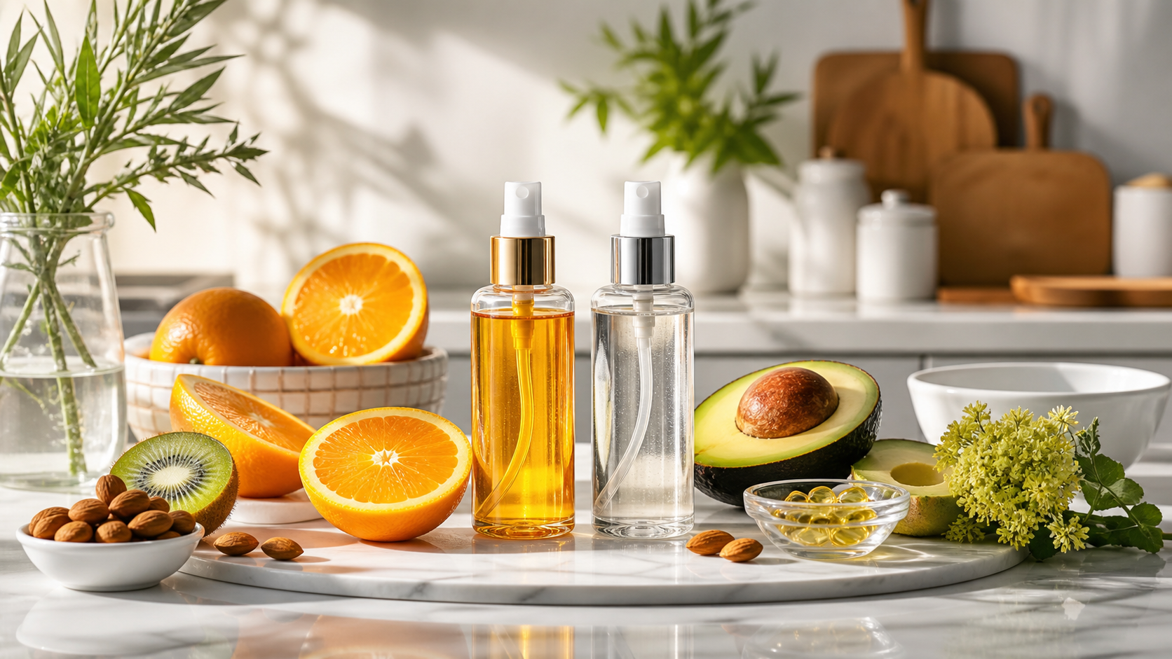 Vitamina E e Vitamina C in una routine antiossidante