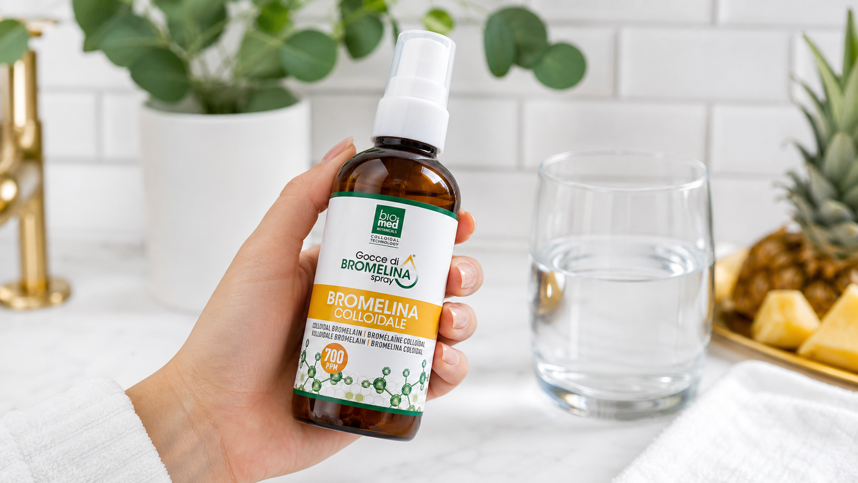Gesto spray sublinguale Bromelina Biomed
