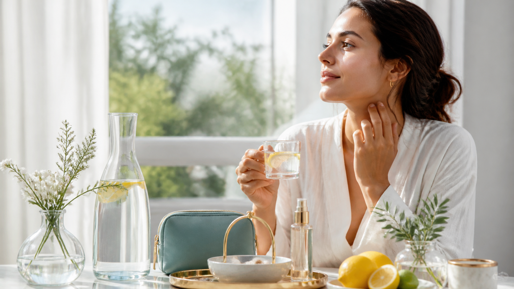 Beauty routine Ialuronico Biomed dall'interno