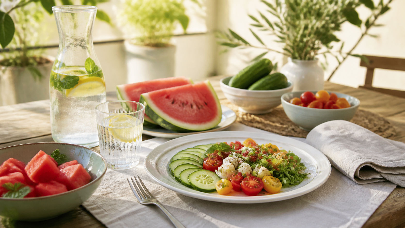 Cosa mangiare quando fa caldo per restare leggeri
