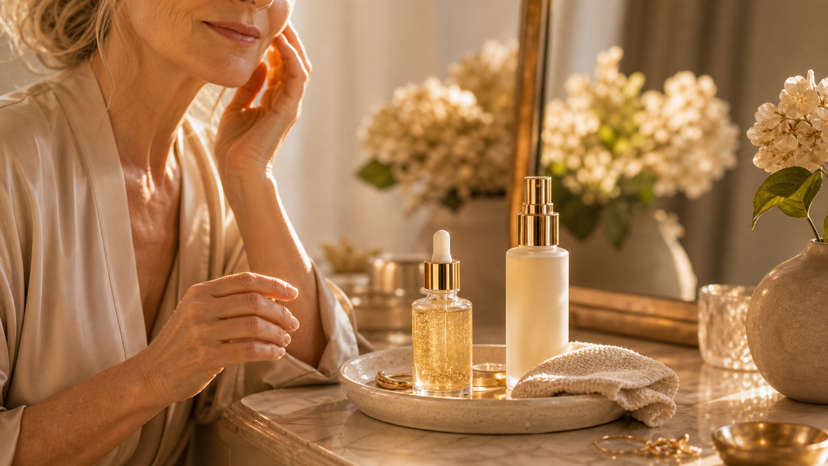 Oro Purissimo cosmetico: luminosita, rituale e pelle matura - guida Biomed