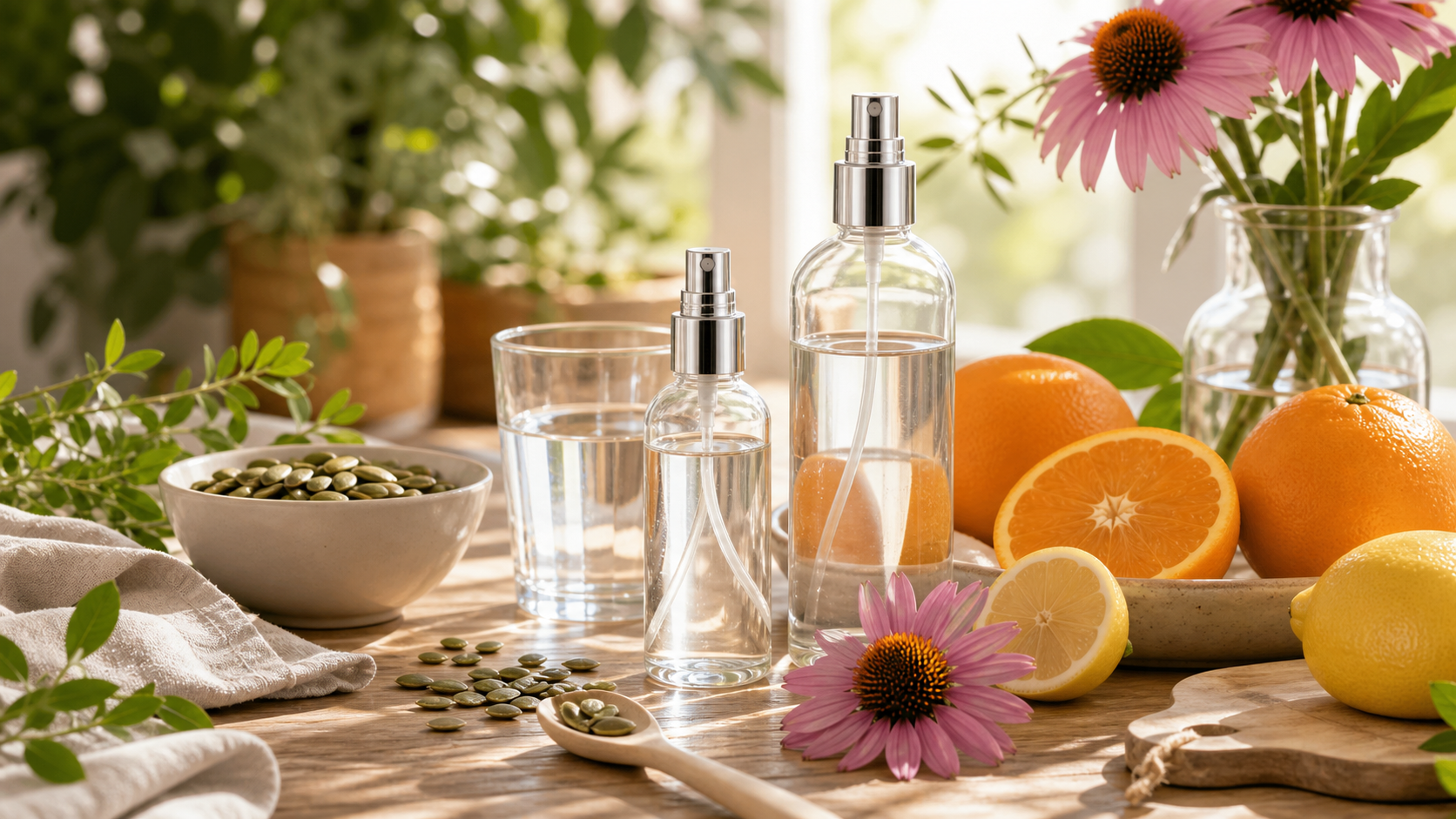 Difese immunitarie naturali: vitamina C, zinco ed echinacea - guida Biomed