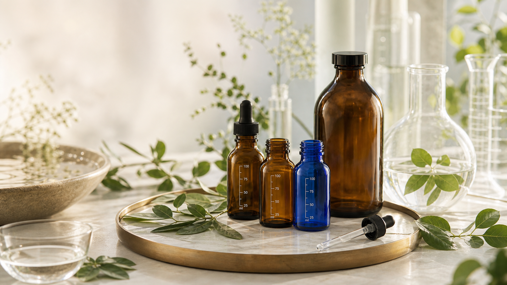 Flaconi riutilizzabili Biomed tra acqua pulita, verde e routine consapevole