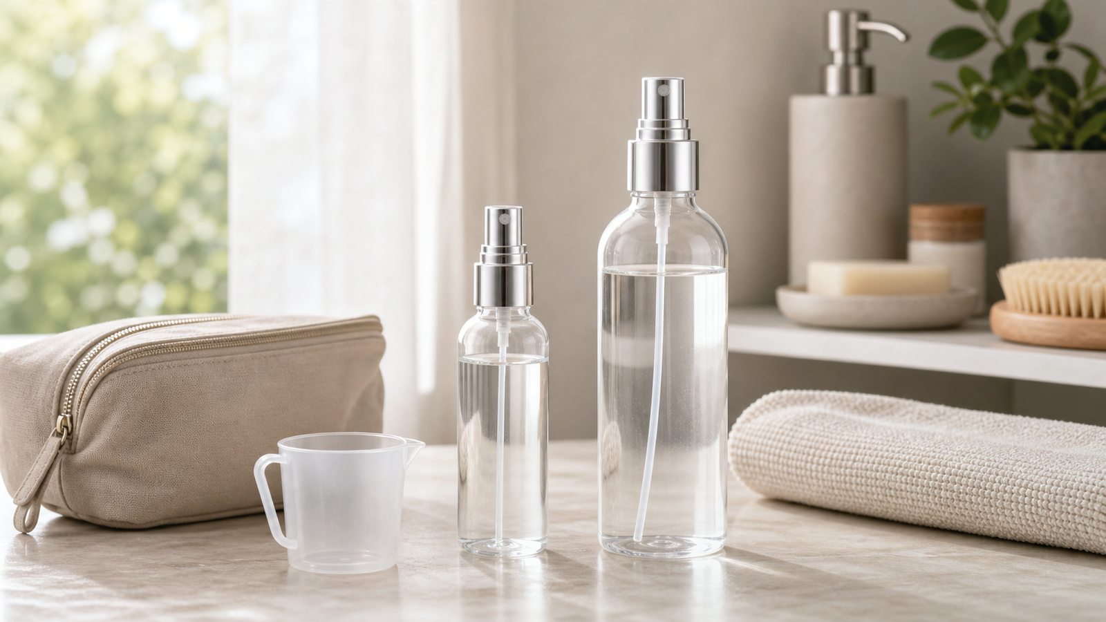 Confronto formati spray Biomed in una routine minerale estiva