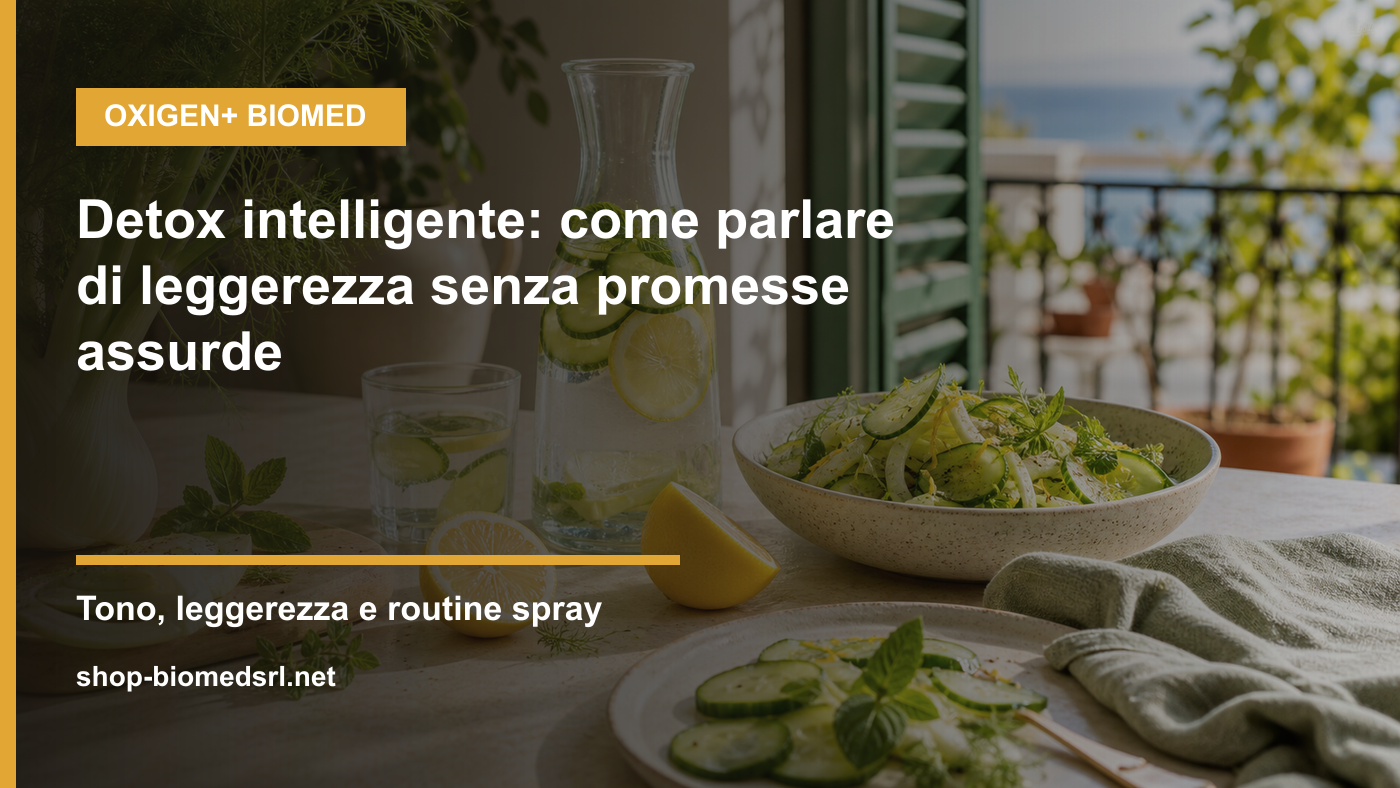 Detox intelligente Biomed per leggerezza e continuità quotidiana