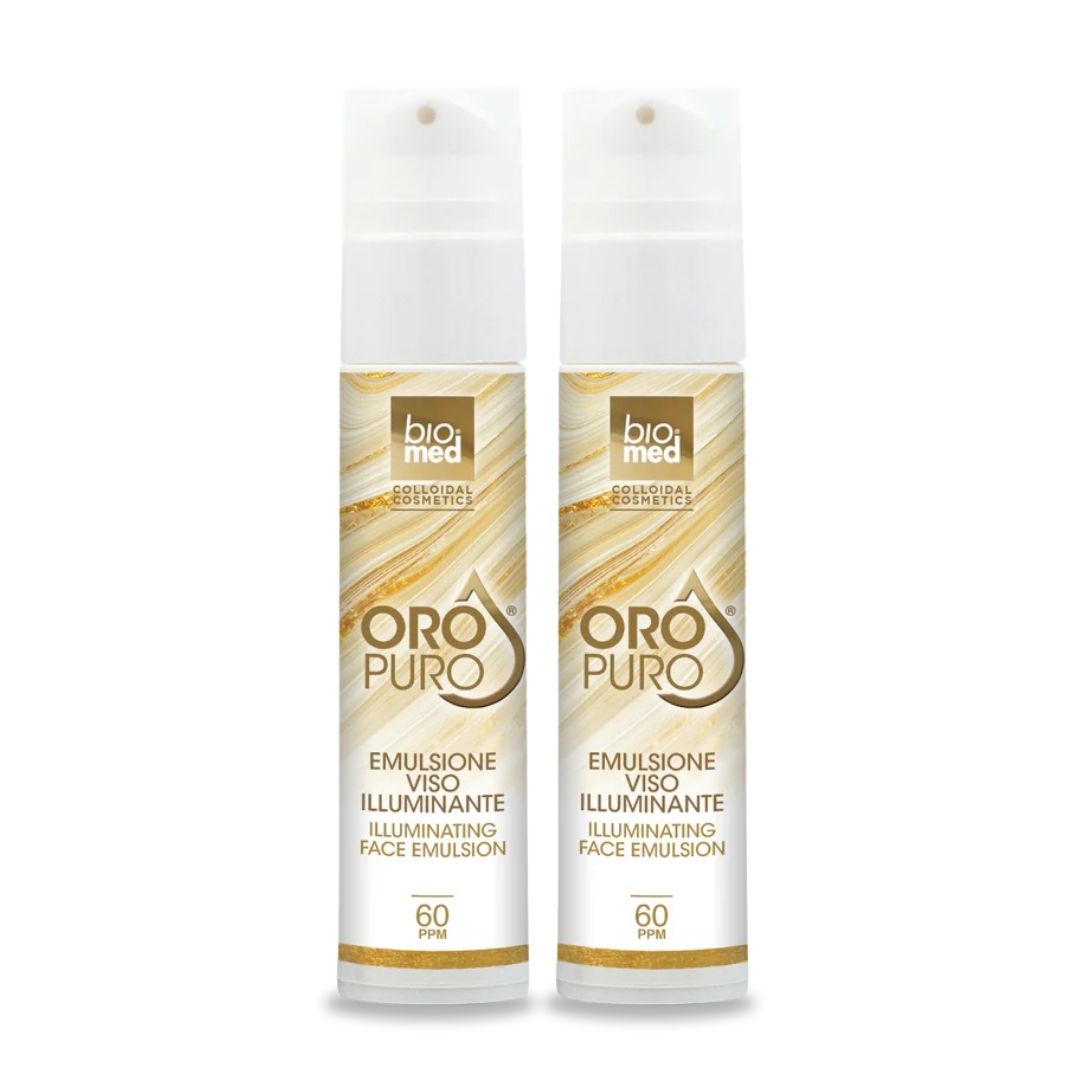 Emulsione viso illuminante all'Oro puro - 50ml - Biomed - Sito Ufficiale