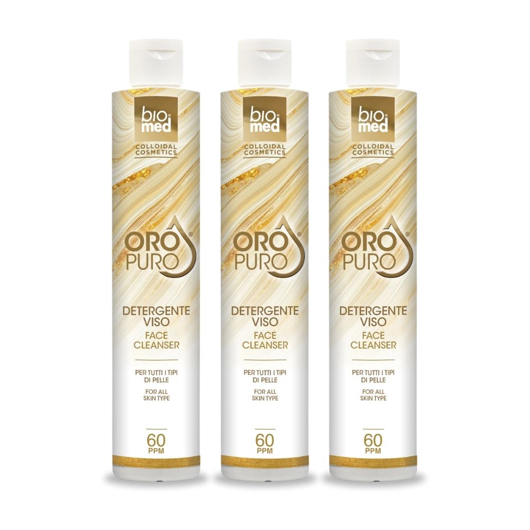 Detergente viso all'Oro puro - 250ml - Biomed - Sito Ufficiale