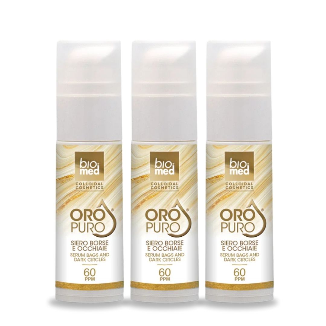Siero borse occhiaie all'Oro puro - 30ml - Biomed - Sito Ufficiale