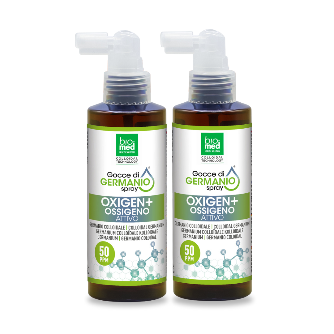 Oxigen+ germanio colloidale spray: benessere, energia e detox - 100ml - immagine prodotto Biomed