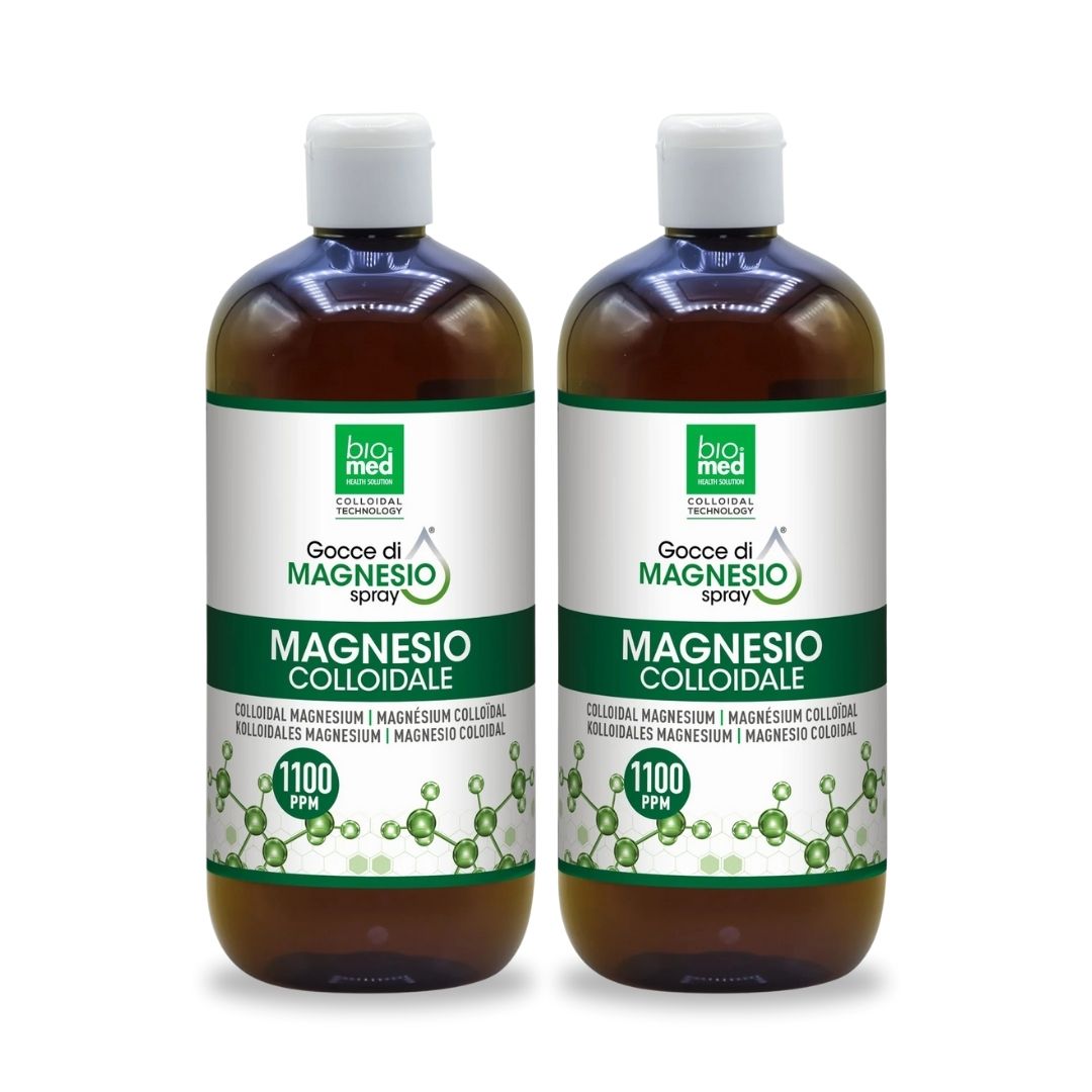 MAGNESIO COLOIDAL SPRAY SUBLINGUAL ACTIVO BIOMED - 500 ml. - 1100 ppm