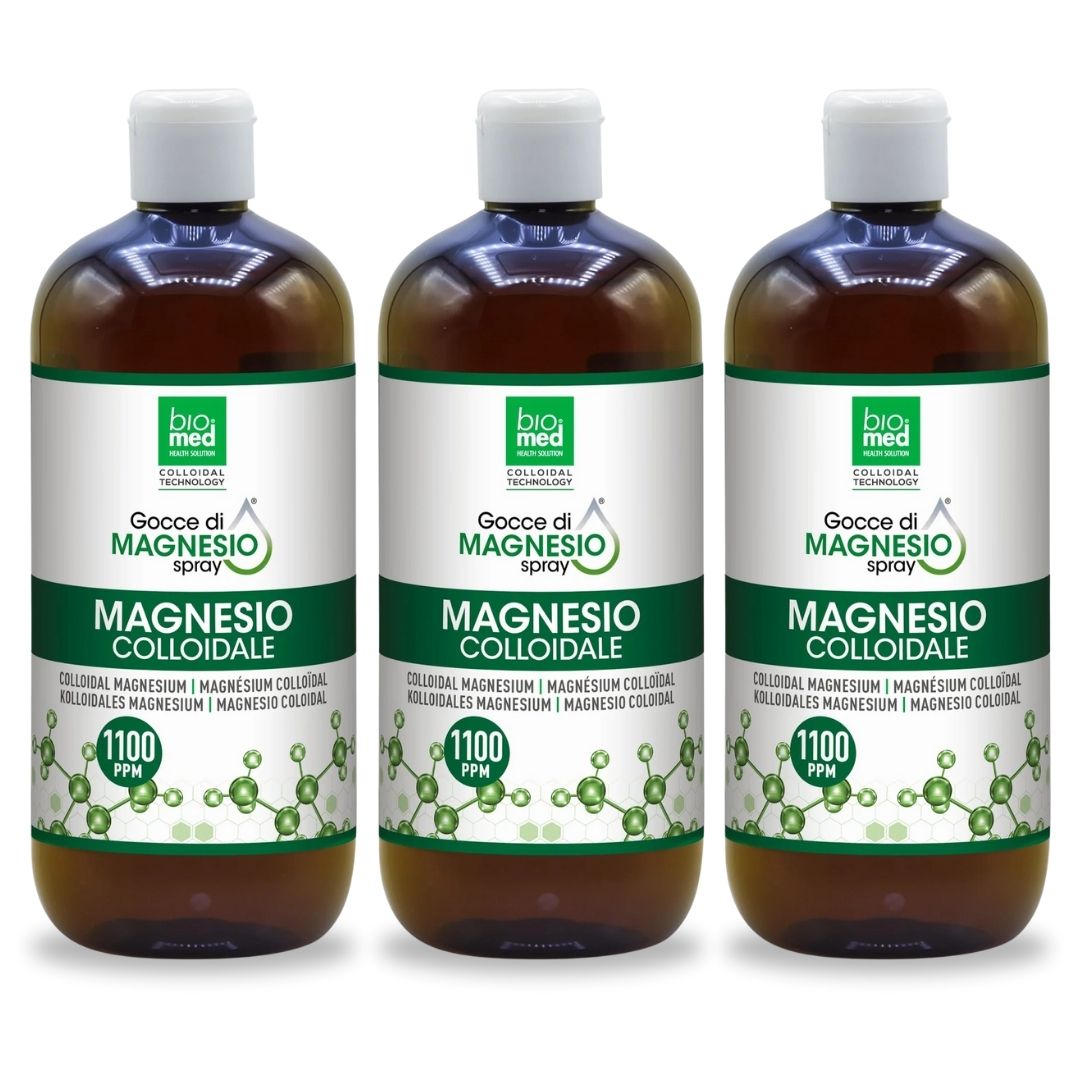 Magnesio colloidale spray sublinguale 1100 ppm - 500 ml - Biomed Colloidali - Sito Ufficiale - Acquista quì i tuoi colloidali Spray