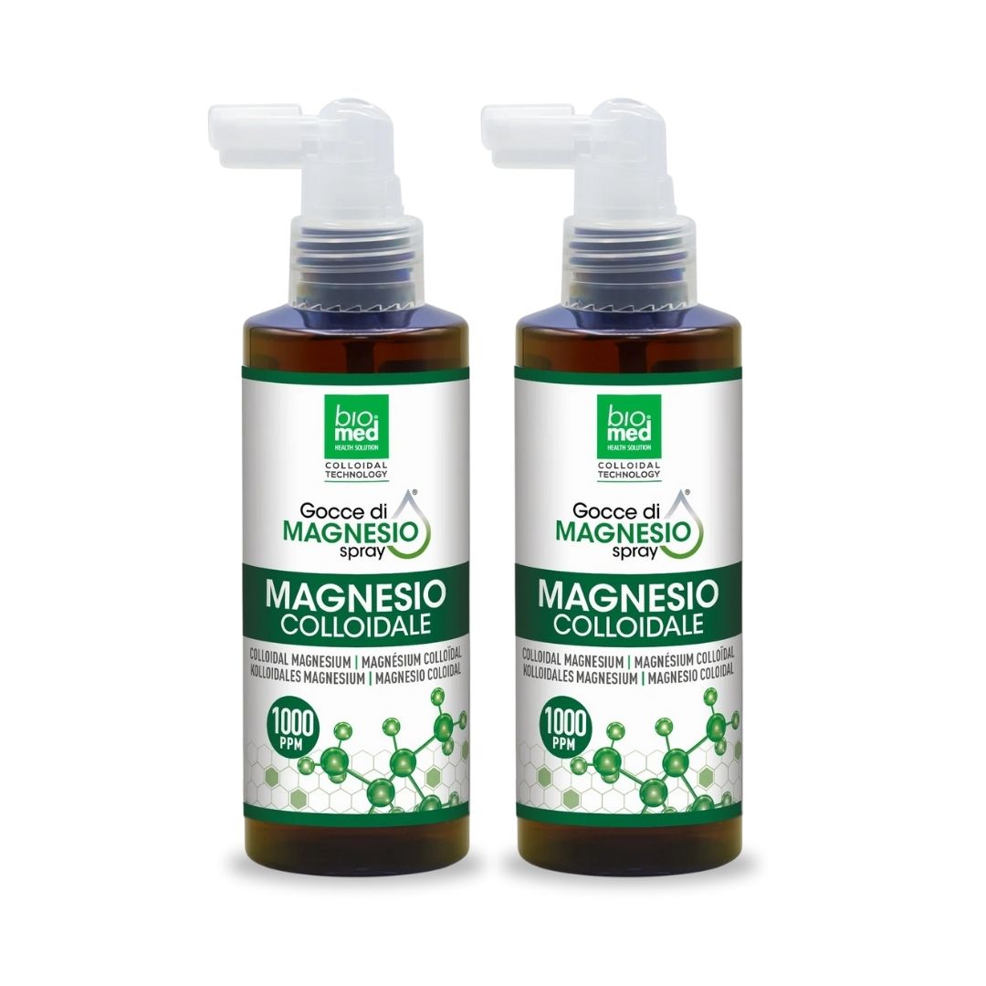COLLOIDAL MAGNESIUM ACTIVE SUBLINGUAL SPRAY BIOMED - 150 ml. - 1100 ppm