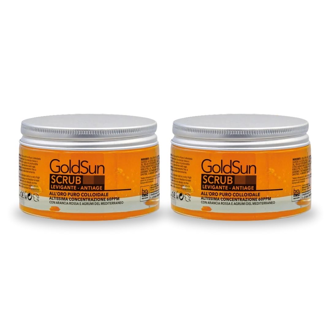 GOLDSUN SCRUB LEVIGANTE ALL'ORO PURO - ANTICELLULITE, ANTI-AGE 200ml