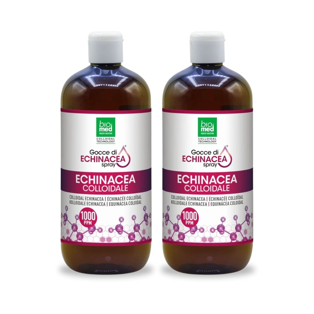 EQUINÁCEA COLOIDAL - Suplemento Sublingual en Spray Activo Ultra Concentrado - BIOMED - 500 ml. - 1000 ppm