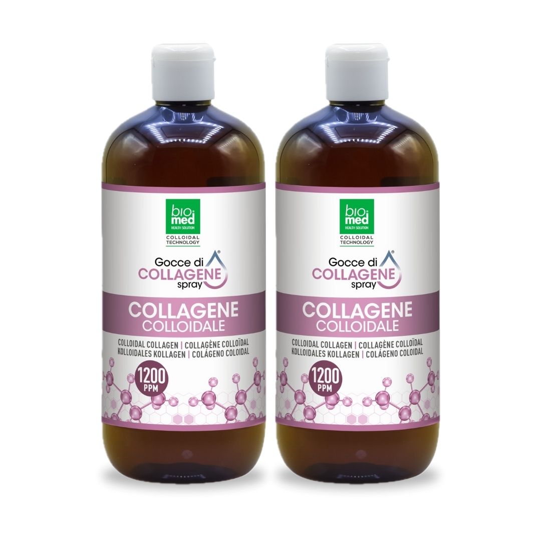Collagene colloidale spray sublinguale 1200 ppm - 500 ml - Biomed Colloidali - Sito Ufficiale - Acquista quì i tuoi colloidali Spray