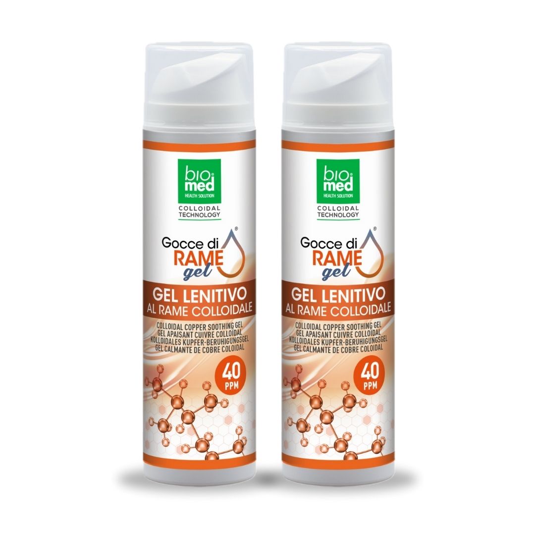 COBRE COLOIDAL ACTIVO - GEL CALMANTE BIOMADO - 200 ml. - 40 ppm