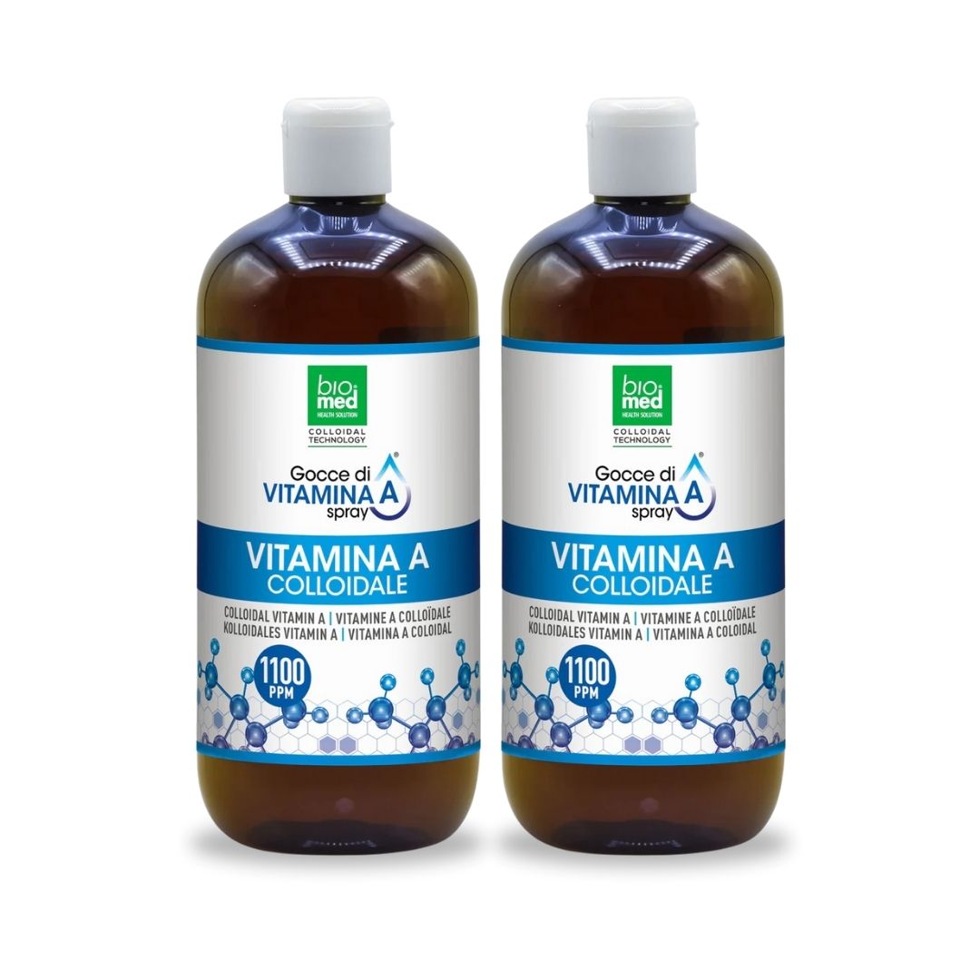 Vitamina A colloidale spray sublinguale 1100 ppm - 500 ml - Biomed Colloidali - Sito Ufficiale - Acquista quì i tuoi colloidali Spray