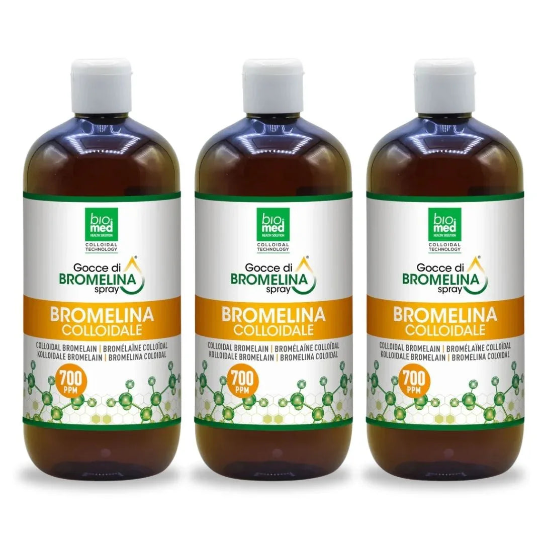 Bromelina colloidale spray sublinguale 700 ppm - 500 ml - Biomed Colloidali - Sito Ufficiale - Acquista quì i tuoi colloidali Spray