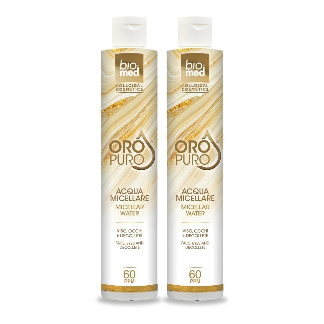 ACQUA MICELLARE ALL'ORO ATTIVO 60ppm - 250ml