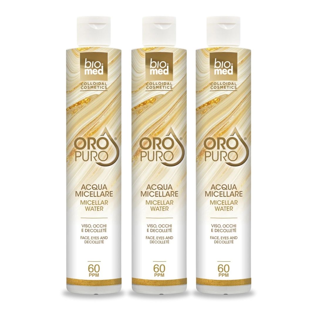 ACQUA MICELLARE ALL'ORO ATTIVO 60ppm - 250ml
