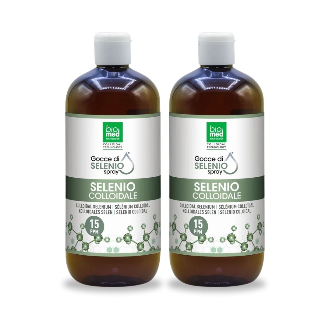 Selenio Biomed 15 ppm: due flaconi da 500 ml