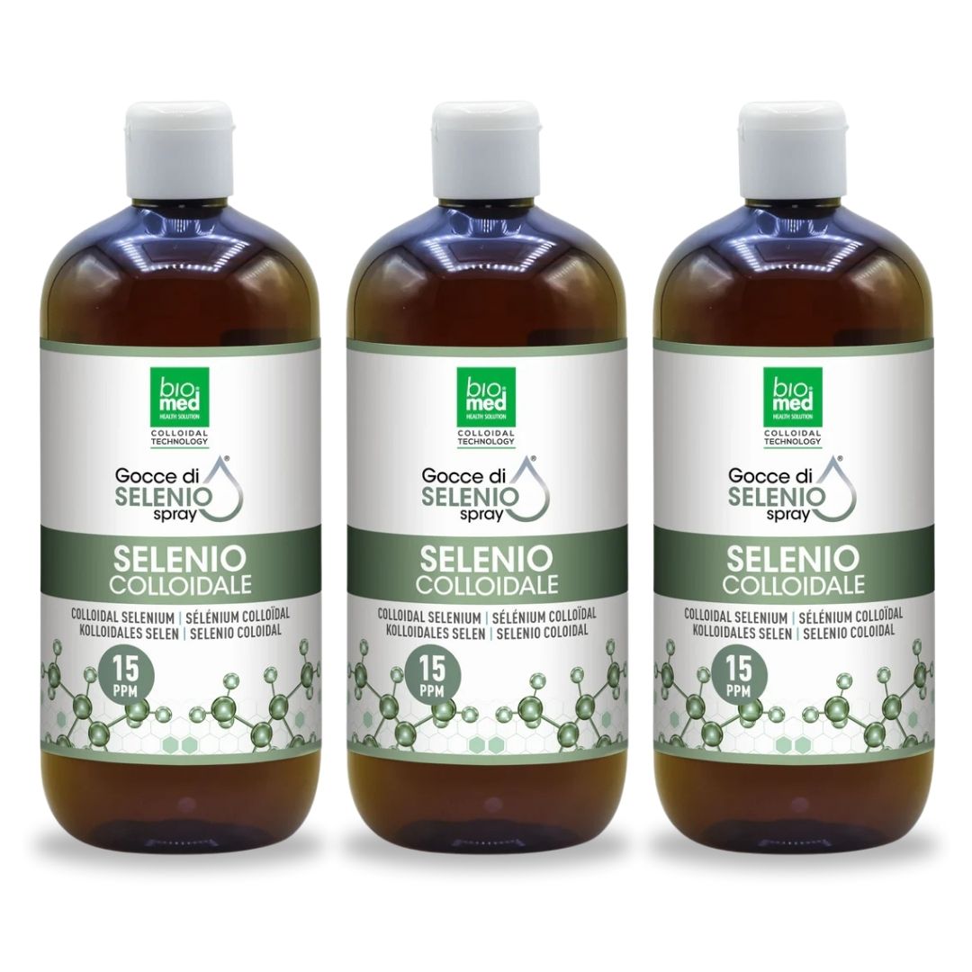 Selenio colloidale spray sublinguale 15 ppm - 500 ml - Biomed Colloidali - Sito Ufficiale - Acquista quì i tuoi colloidali Spray