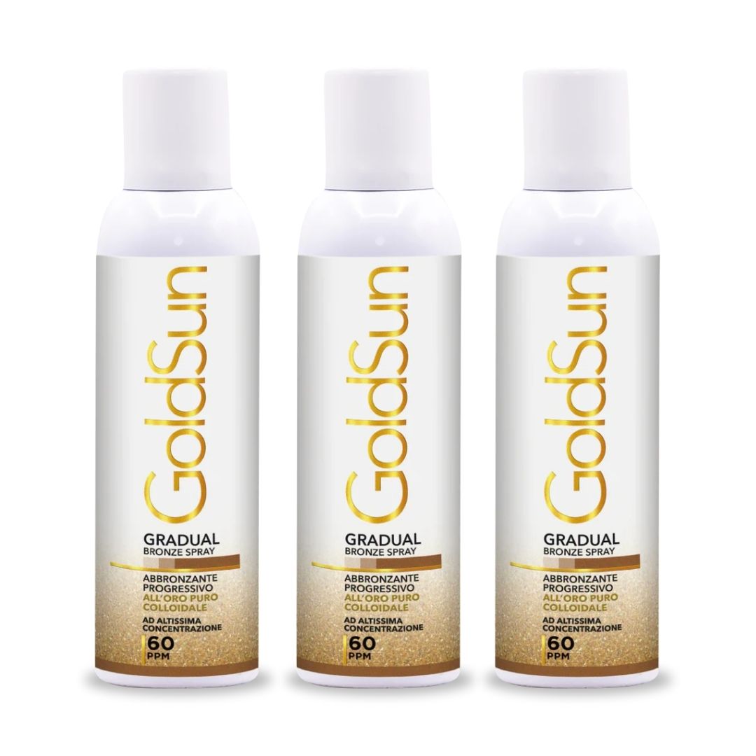GOLDSUN GRADUAL BRONZE - L'ABBRONZATURA GRADUALE ALL'ORO ATTIVO SPRAY 150ml