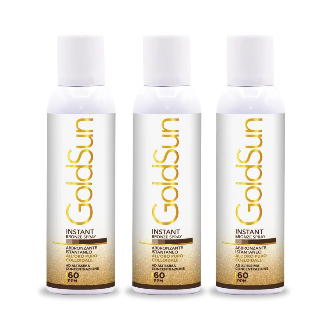 GOLDSUN INSTANT BRONZE - L'ABBRONZATURA ISTANTANEA ALL'ORO ATTIVO SPRAY 150ml