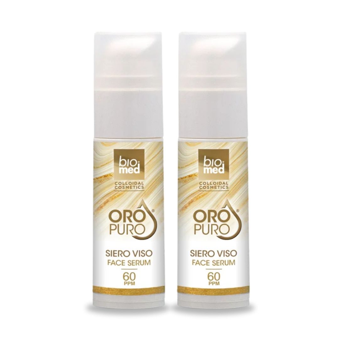 SERUM FACIAL REVITALIZANTE CON ORO COLOIDAL ACTIVO 60ppm - BIOMED 30ml