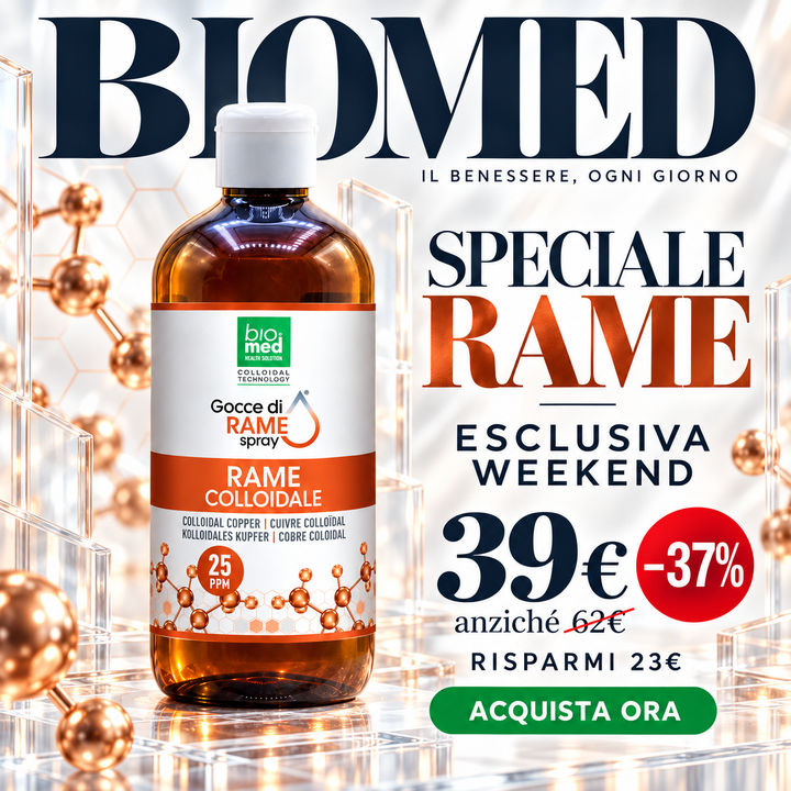 Spray sublingual de cobre coloidal 25 ppm - 500 ml