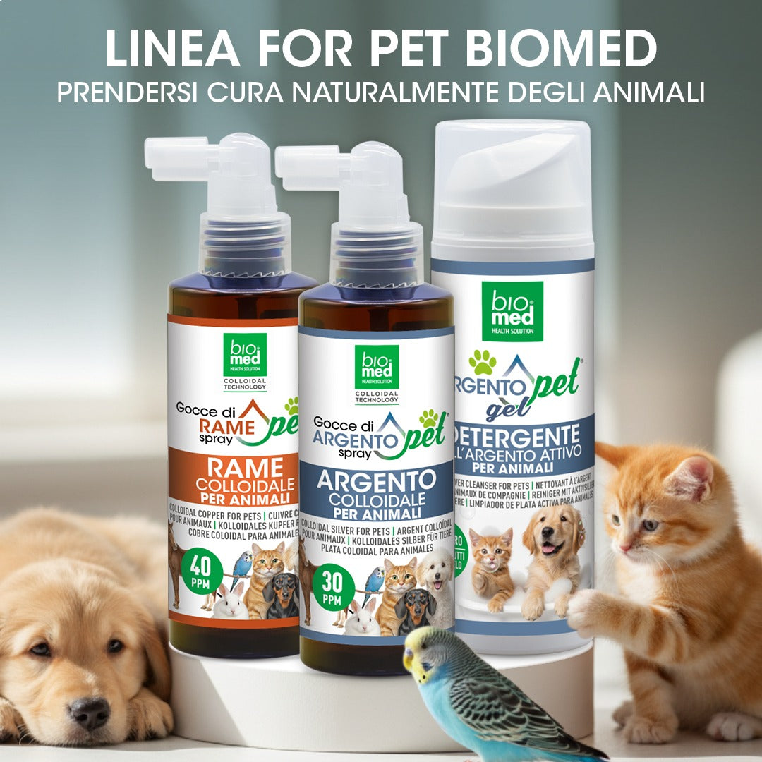 For Pet – Kit Amore Puro Biomed | Routine Completa con Argento e Rame - Biomed Colloidali - Sito Ufficiale - Acquista quì i tuoi colloidali Spray
