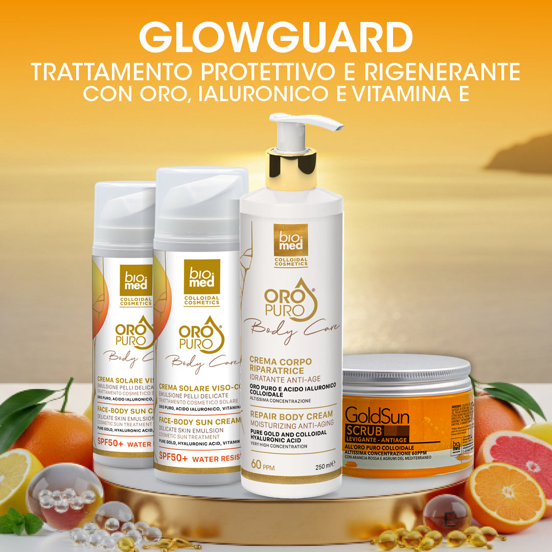 Glowguard – Trattamento Protettivo e Rigenerante con Oro, Ialuronico e Vitamina E!