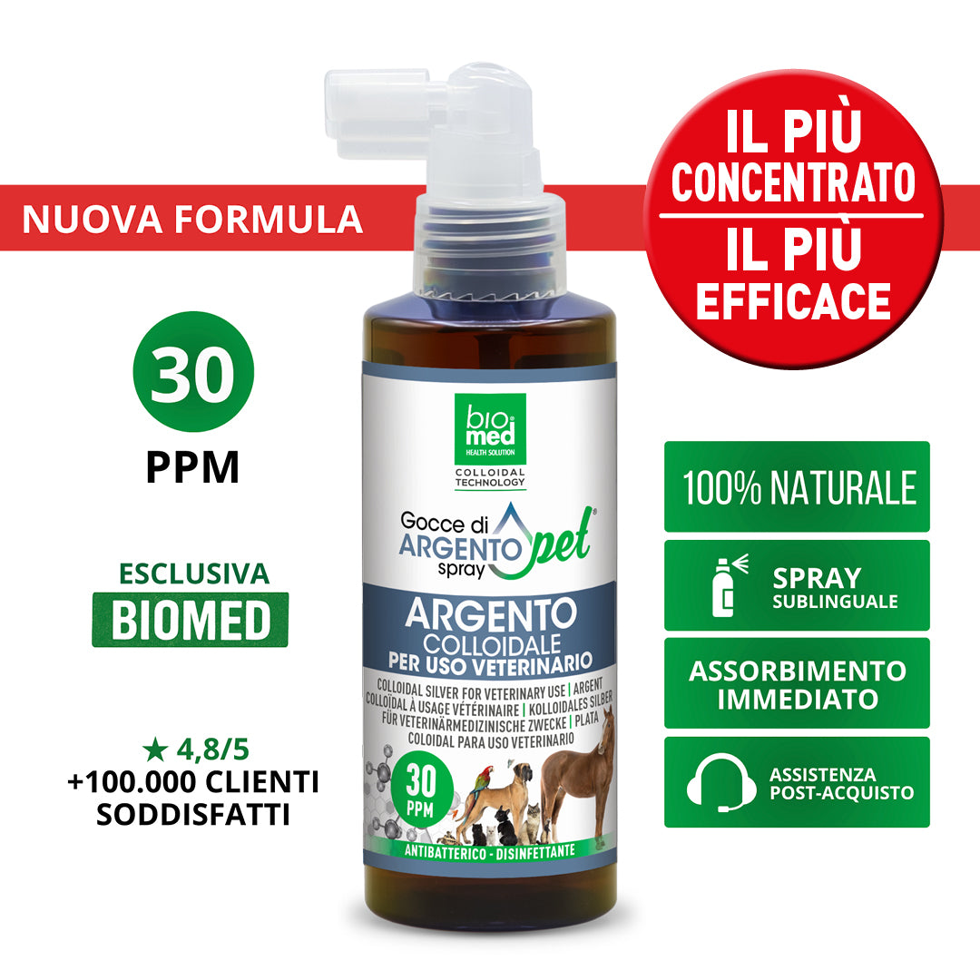GAMMA ARGENTO ATTIVO - Ultra Concentrato - BIOMED - Biomed Colloidali - Sito Ufficiale - Acquista quì i tuoi colloidali Spray