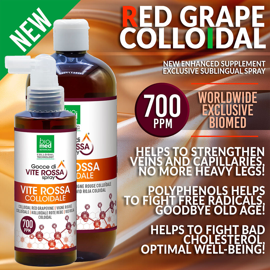 RED GRAPE COLLOIDAL SPRAY ULTRA-CONCENTRATED - BIOMED 700PPM