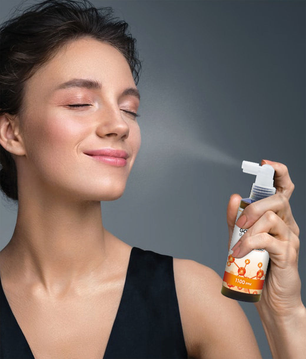 Repongase naturalmente con VITAMINA E COLOIDAL - Suplemento en aerosol coloidal puro - BIOMED Nano Drops 700 ppm