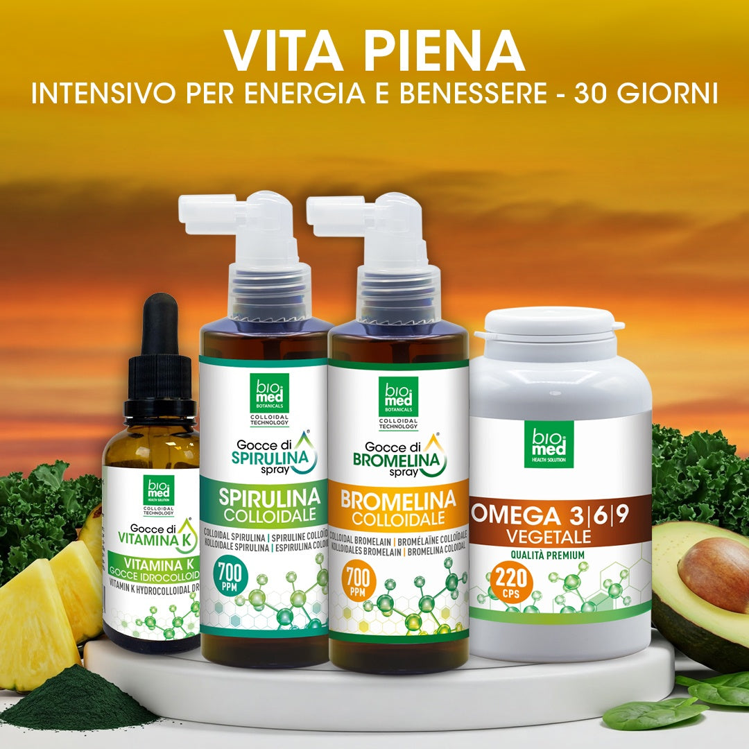 VITA PIENA – Trattamento Intensivo 30 Giorni per Energia e Benessere - esclusiva Biomed