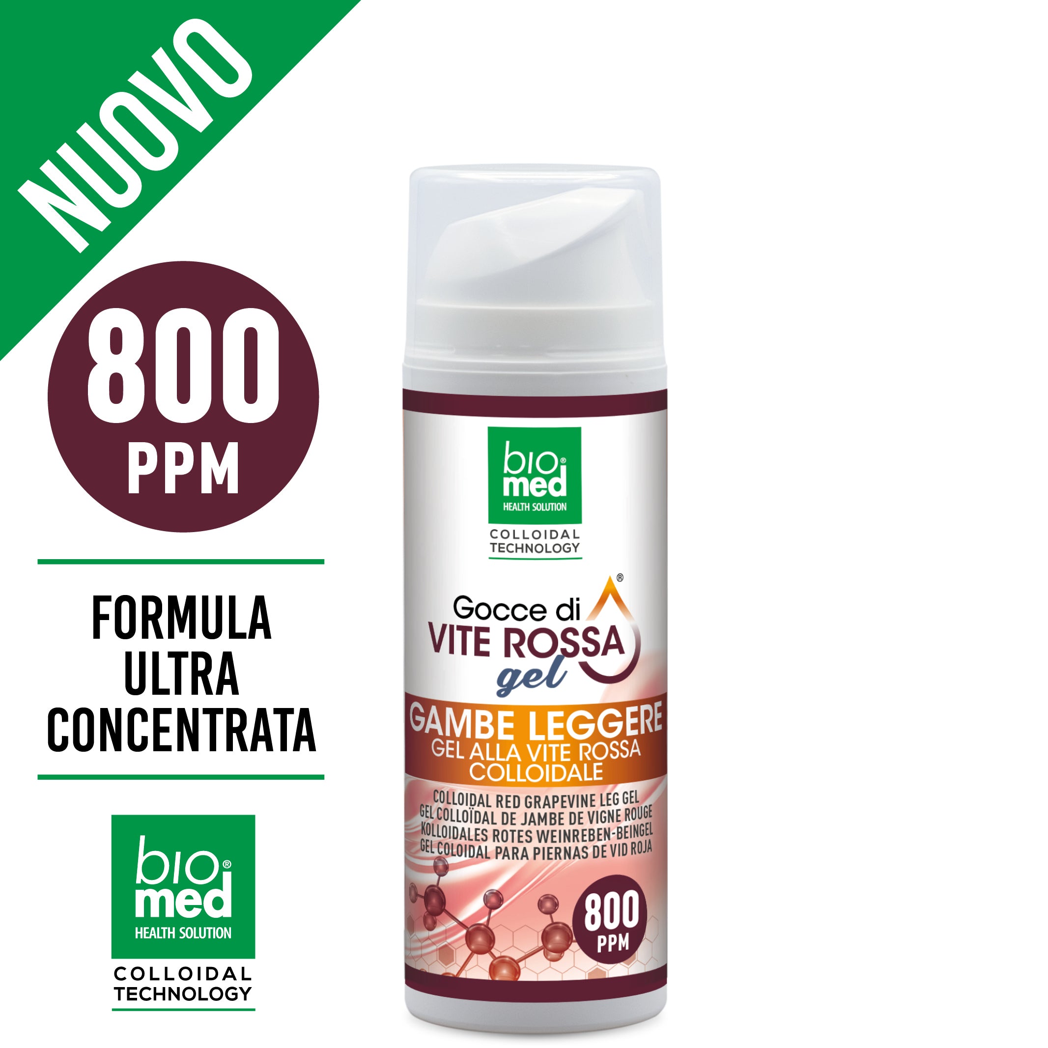 ULTRA-CONCENTRATED COLLOIDAL RED VINE SPRAY - BIOMED 700ppm