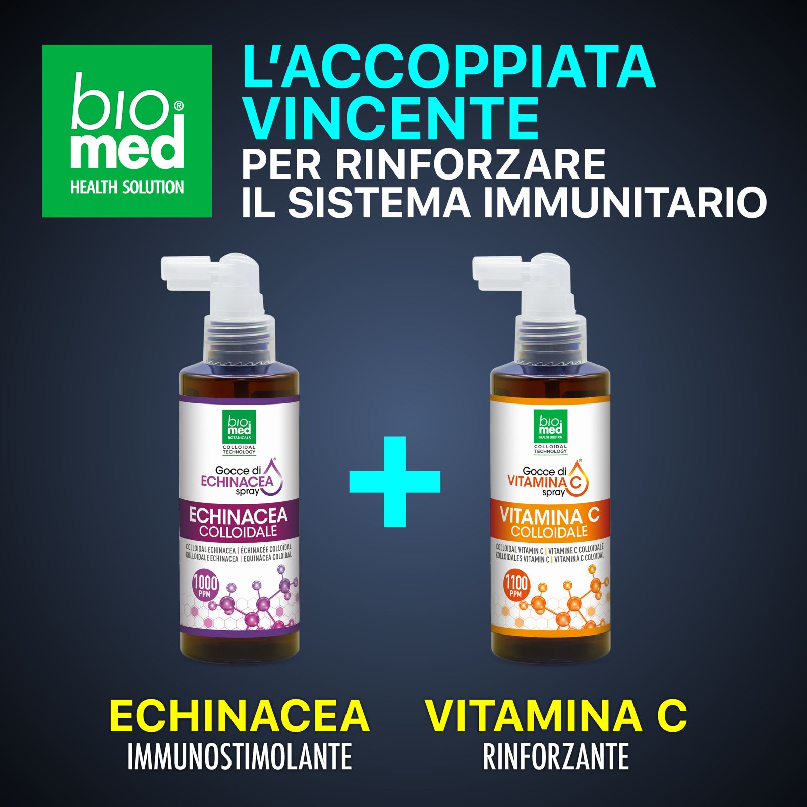 Vitamina C + Echinacea: L'accoppiata Vincente per le tue difese immunitarie - Biomed Colloidali - Sito Ufficiale - Acquista quì i tuoi colloidali Spray