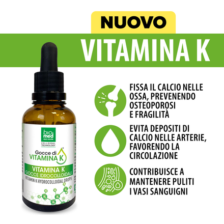 Vitamine K2 gouttes sublinguales hydro-colloïdales - 50 ml