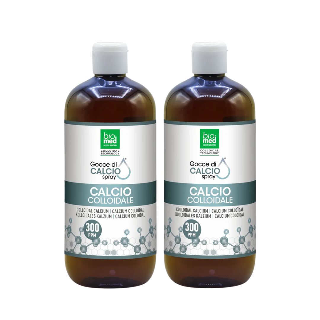 CALCIO COLLOIDALE SPRAY SUBLINGUALE BIOMED 300 ppm - 500 ml - Biomed Colloidali - Sito Ufficiale - Acquista quì i tuoi colloidali Spray