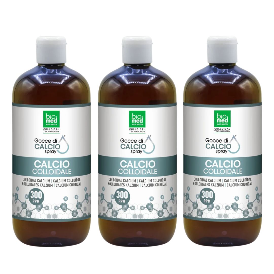 CALCIO COLLOIDALE SPRAY SUBLINGUALE BIOMED 300 ppm - 500 ml - Biomed Colloidali - Sito Ufficiale - Acquista quì i tuoi colloidali Spray